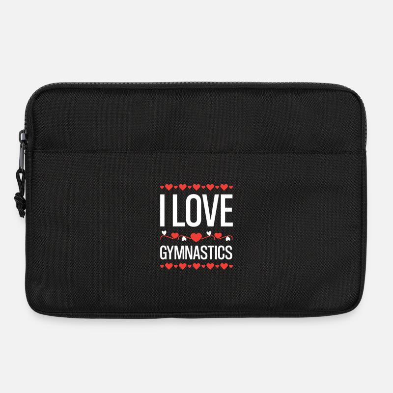 Ich liebe Gymnastik  - Laptoptasche 13" - Schwarz