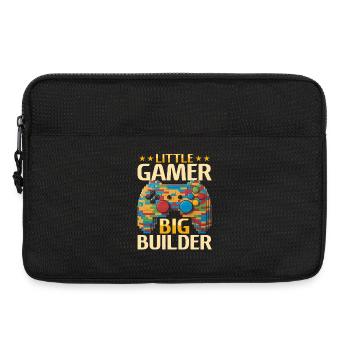Building Blocks Gamer Gaming Brick Builder - Laptoptasche 13" - Schwarz - Vorne
