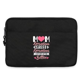 Oma Mama Geschenk Weihnachtsgeschenke Großmutter  - Laptoptasche 13" - Schwarz - Vorne