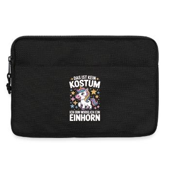 This is not a costume, I'm really a unicorn - Laptop bag 13" - black - Front