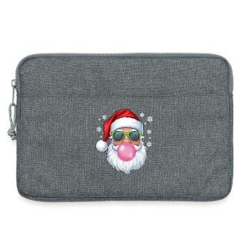 Gomme à mâcher du Père Noël - Sacoche pour ordinateur portable 13 pouces - gris chiné - Devant