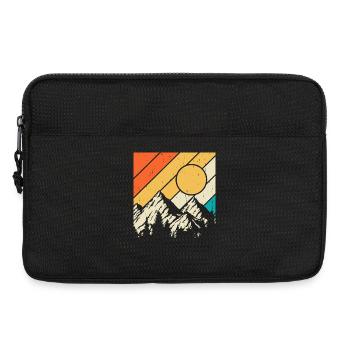 Randonnée Randonneur Alpiniste Cadeau - Sacoche pour ordinateur portable 13 pouces - noir - Devant