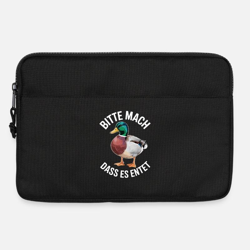 Ente Bitte Mach Dass Es Entet Spruch Lustige Enten - Laptoptasche 13" - Schwarz