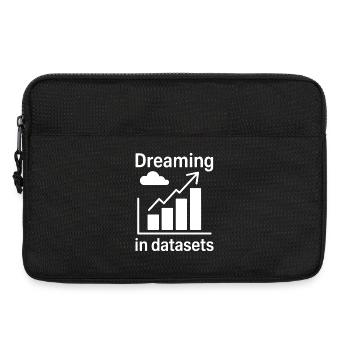 Datenanalyst Spruch Lustiges Datenanalyst Geschenk - Laptoptasche 13" - Schwarz - Vorne
