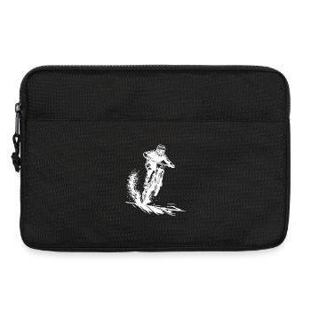 Energisches Mountainbike Art Cycling - Laptoptasche 13" - Schwarz - Vorne