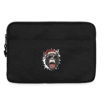 Gorilla Christmas Funny - Laptop bag 13" - black - Front