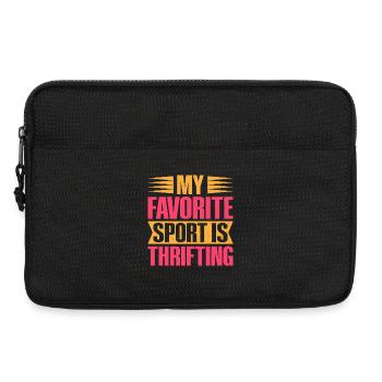 Thrift Shopper My Favorite Sport Thrift Store - Laptoptasche 13" - Schwarz - Vorne