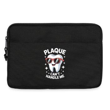 dentiste disant dent drôle dentiste cadeau - Sacoche pour ordinateur portable 13 pouces - noir - Devant