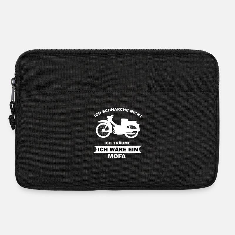 Ich träume ich wäre ein Mofa - Laptoptasche 13" - Schwarz