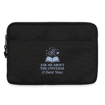 Spacecore Cosmic Humor Galaxy Universe Zitat - Laptoptasche 13" - Schwarz - Vorne