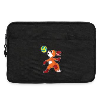 Fox Joueur de volley-ball Sport de volley-ball - Sacoche pour ordinateur portable 13 pouces - noir - Devant