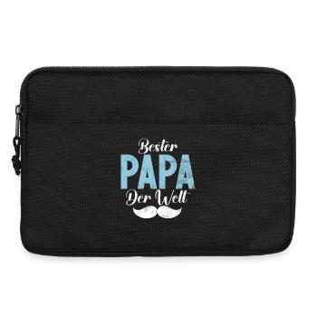 Bester Papa Der Welt Vatertag Männer - Laptoptasche 13" - Schwarz - Vorne