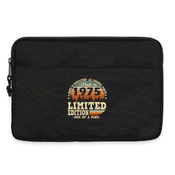 Vintage 1975 Né Vintage Anniversaire Rétro - Sacoche pour ordinateur portable 13 pouces - noir - Devant