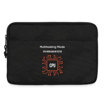 Multitasking-Modus – CPU-Überlastung erkannt - Laptoptasche 13" - Schwarz - Vorne
