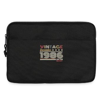 December 1986 Gift - Laptop bag 13" - black - Front