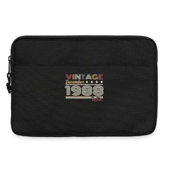December 1988 Gift - Laptop bag 13" - black - Front