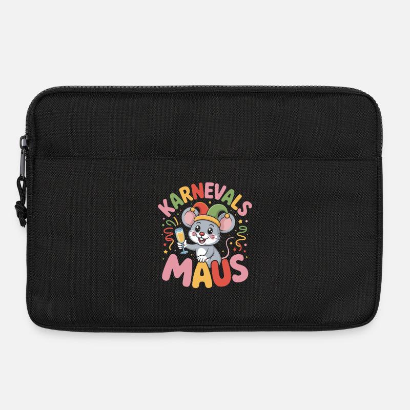 Karnevalsmaus Karneval Köln Kölner Karnevals Maus - Laptoptasche 13" - Schwarz