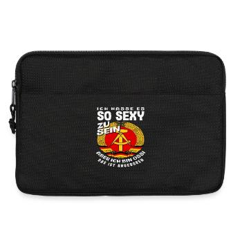 Ossi Sexy Adult Humor East Germany Saying - Laptop bag 13" - black - Front