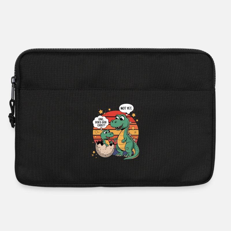 Dino Existenz Frage - Laptoptasche 13" - Schwarz