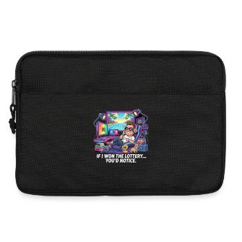 Funny If I Won The Lottery You’d Notice Yacht boat - Laptoptasche 13" - Schwarz - Vorne