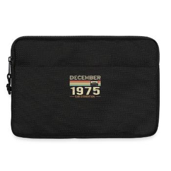 Dezember 1975 Geburtstag Dezember 1975 Dezember - Laptoptasche 13" - Schwarz - Vorne