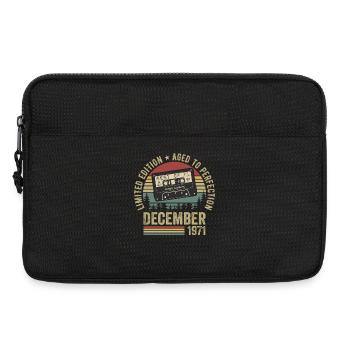 Décembre 1971 - Anniversaire Décembre 1971 - Sacoche pour ordinateur portable 13 pouces - noir - Devant