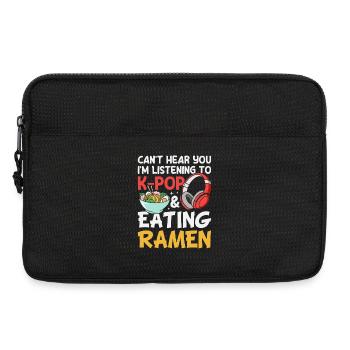 K-Pop Korea-Popmusik Ramen Nudelsuppe Japan - Laptoptasche 13" - Schwarz - Vorne