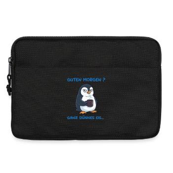 Dünnes Eis Mood - Laptop bag 13" - black - Front