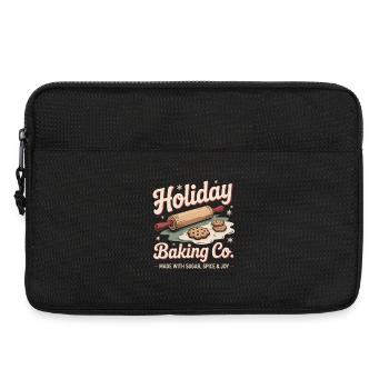 Vintage Weihnachtsbäckerei - Laptoptasche 13" - Schwarz - Vorne