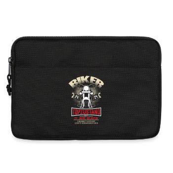 24. Geburtstag Motorradfahrer Motorrad - Laptoptasche 13" - Schwarz - Vorne