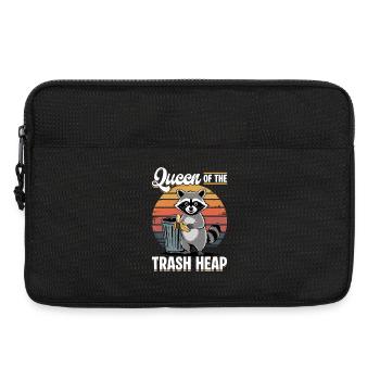 Funny Raccoon - Laptoptasche 13" - Schwarz - Vorne
