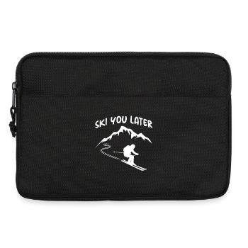 Ski You Later Après Ski Party Crew Schneeskifahren Ski - Laptoptasche 13" - Schwarz - Vorne