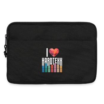 I Love Hardtekk Tekke Ostdeutschland - Laptoptasche 13" - Schwarz - Vorne