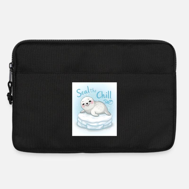 Versiegeln Sie die Kälte - Laptoptasche 13" - Schwarz