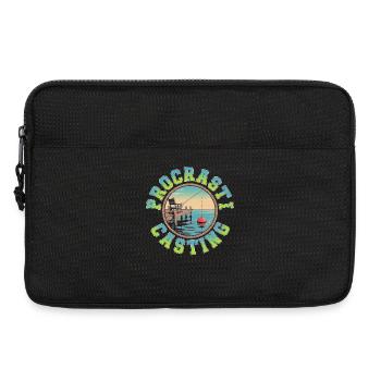  Procrastinating Angler Lazy Fishing Day Humor - Laptop bag 13" - black - Front