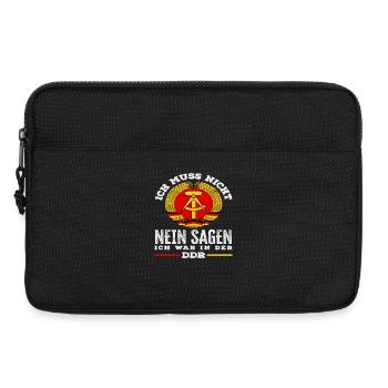 Nein Sagen War Ossi Spruch DDR Stolz - Laptoptasche 13" - Schwarz - Vorne