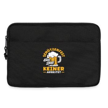 Everyone drinks Nobody works Merry Shooting Festival - Laptop bag 13" - black - Front