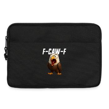 F-Caw-F Adler Lustiger Adler FCAWF F Caw F - Laptoptasche 13" - Schwarz - Vorne