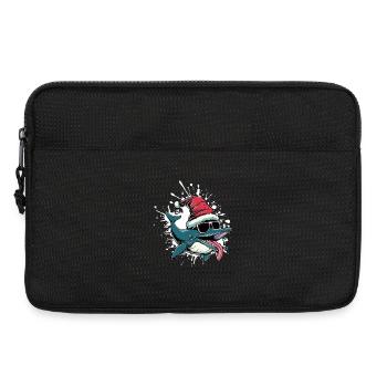 Wal Weihnachten Lustig - Laptoptasche 13" - Schwarz - Vorne