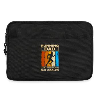 Running Dad Funny Running Jogging Runner - Laptop bag 13" - black - Front