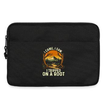 Ich kam, ich sah, dass ich auf einer Wurzel stolperte Humor - Laptoptasche 13" - Schwarz - Vorne