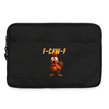 F-Caw-F Huhn Lustiges Huhn FCAWF F Caw F - Laptoptasche 13" - Schwarz - Vorne