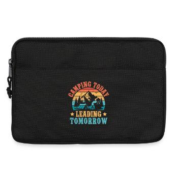 Girl Scout Leader Camping Today Scout - Laptop bag 13" - black - Front