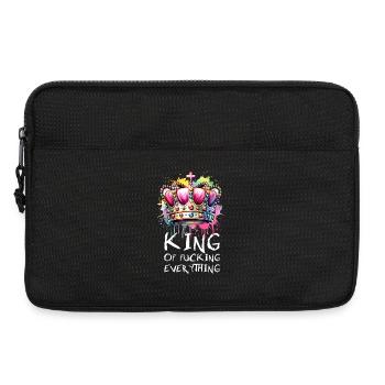König Von Allem Mit Attitüde Und Stil - Laptoptasche 13" - Schwarz - Vorne