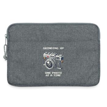 Expérience de broyage | Photo par photo mieux, photographie - Sacoche pour ordinateur portable 13 pouces - gris chiné - Devant