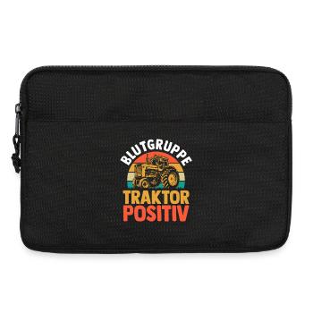 Farmer Farm Farmer Farmer Tractor - Laptop bag 13" - black - Front