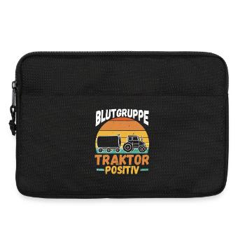 Farmer Farm Farmer Farmer Tractor - Laptop bag 13" - black - Front