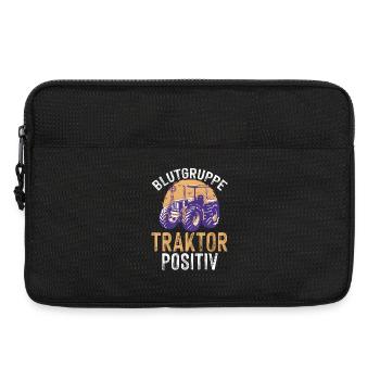 Farmer Farm Farmer Farmer Tractor - Laptop bag 13" - black - Front