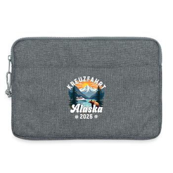 Cruise Alaska 2026 - Laptop bag 13" - heather grey - Front