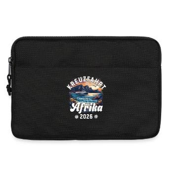 Africa Cruise 2026 - Laptop bag 13" - black - Front